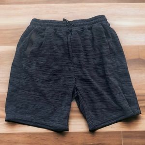 Men’s Black and Grey Sweat Shorts